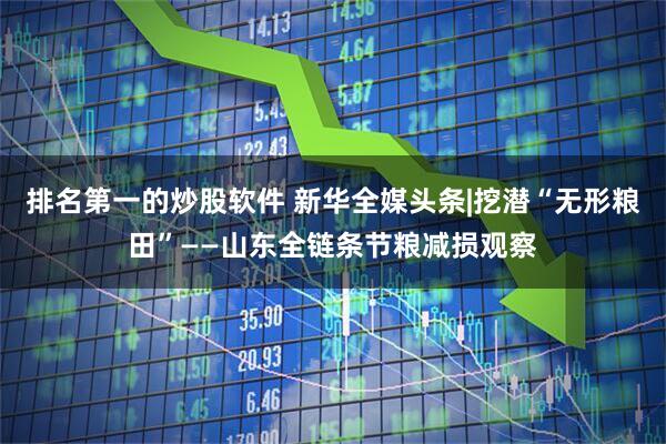 排名第一的炒股软件 新华全媒头条|挖潜“无形粮田”——山东全链条节粮减损观察